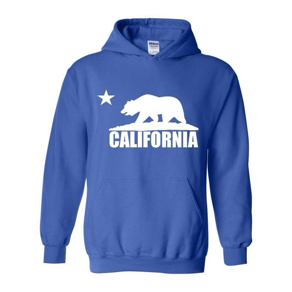 IWPF - Unisex California Bear Hoodie Sweatshirt - Walmart.com - Walmart.com