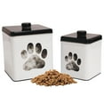 thumbnail image 3 of Define Marvelous 2 pc Square Storage Dog Treat Tin Container for Pet foods, Treats, Toys, Favors, Accessories & More, 3 of 6