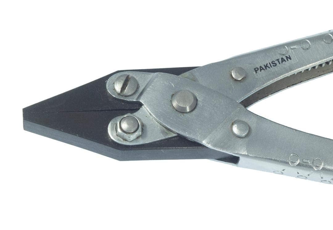 Mazbot Smooth Flat-Nose Jaw Parallel Pliers
