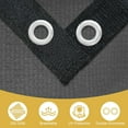 thumbnail image 4 of NAWAY 6'X6' 200GSM HDPE Mesh Sun Shade Canopy with Grommets,90% UV Protection Outdoor Screen,Dark Gray, 4 of 7