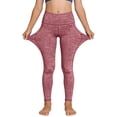 thumbnail image 6 of UQJfacai Girls Leggings with Pockets Athletic High Waisted Kids Workout Active Dance Running Yoga Pants Tights 6-14 Years, 6 of 9
