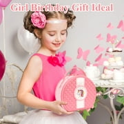 Sendida Kids Makeup Kit for Girl, 66 Pcs Real Washable Makeup Set for Little Girls Play Makeup Toy Beauty Set Birthday Gift Age 3 4 5 6 7 8 9+ Year Old Kids Toddler Gifts