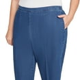 thumbnail image 4 of Alfred Dunner Womens Plus-Size All Around Elastic Medium Length Denim Jeans, 4 of 4