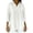 White, variant on Women's Plus Size 3/4 Sleeve V-Neck Top, Elegant Lapel Casual Blouse with Side Slit, Loose Fit Tunic for Office Work, Everyday Wear and Casual Outfits Light Blue L