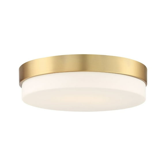 Access Lighting LED Flush Mount in Antique Brushed Brass Color
