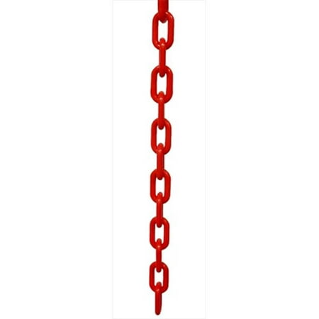 

VIP Crowd Control 1883-50 1.5 in. dia. Plastic Chain - 50 ft. Length- Red