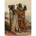 thumbnail image 2 of Bodmer, Karl 15x18 White Modern Wood Framed Museum Art Print Titled - Mandan indians, 2 of 4