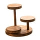 thumbnail image 3 of Soporte de madera para pasteles, soporte de madera para plantas, estante de encimera, soporte multiusos para postres Redondo 18x17cm, 3 of 9