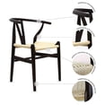 thumbnail image 2 of Mundo In Silla Minimalista Nórdico Micerino Madera Ergonomica Comedor Mundo In  SILL0903560NOGAL, 2 of 4
