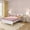 White/Blonde, variant on Mid-Century Modern Queen Panel Bed, White/Blonde