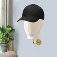 thumbnail image 6 of Serenable Mannequin Head Model, Wall Mount Holder, Multipurpose Storage Hanger Hanging Stand Glasses Beginner Beige velvet, 6 of 10