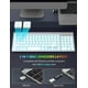 thumbnail image 3 of Combo inalámbrico de teclado y ratón SABLUTE retroiluminado plateado, 3 of 7
