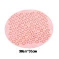 thumbnail image 3 of Monstrate Alfombrilla de ducha antideslizante - Manténgase seguro y cómodo en la ducha Lavable a máquina - Alfombrilla de ducha antideslizante Juegos de accesorios de baño Rosa, 1 30 cm * 30 cm, 3 of 6