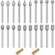 thumbnail image 1 of Juego de Brocas de Diamante de Grano 120 con Vástago de 1/8 de Pulgada, Compatibles con Tallado de Piedra, Resina y Porcelana., 1 of 7