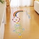 thumbnail image 1 of Juego de taladro de arcoíris para decoración de suelo de habitación de niños, decoración de jardín de infantes, papel autoadhesivo creativo, 1 of 5
