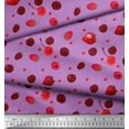 thumbnail image 2 of Soimoi Cotton Poplin Fabric Raspberry,Strawberry & Cherry Fruits Decor Fabric Printed Yard 56 Inch Wide, 2 of 3