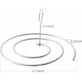 thumbnail image 2 of Stainless Steel Laundry Spiral Hanger For Sheets, Spiral Shaped Drying Rack Space-saving Design, Innovative Design For Wide Application, 2 of 5