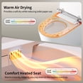 thumbnail image 6 of DeerValley Smart Bidet Toilet: Kids Mode, Foam Shield, Built-in Tank & Pump for Low Pressure, 17.5" ADA Height and LED Display in White DV-1S0360, 6 of 17