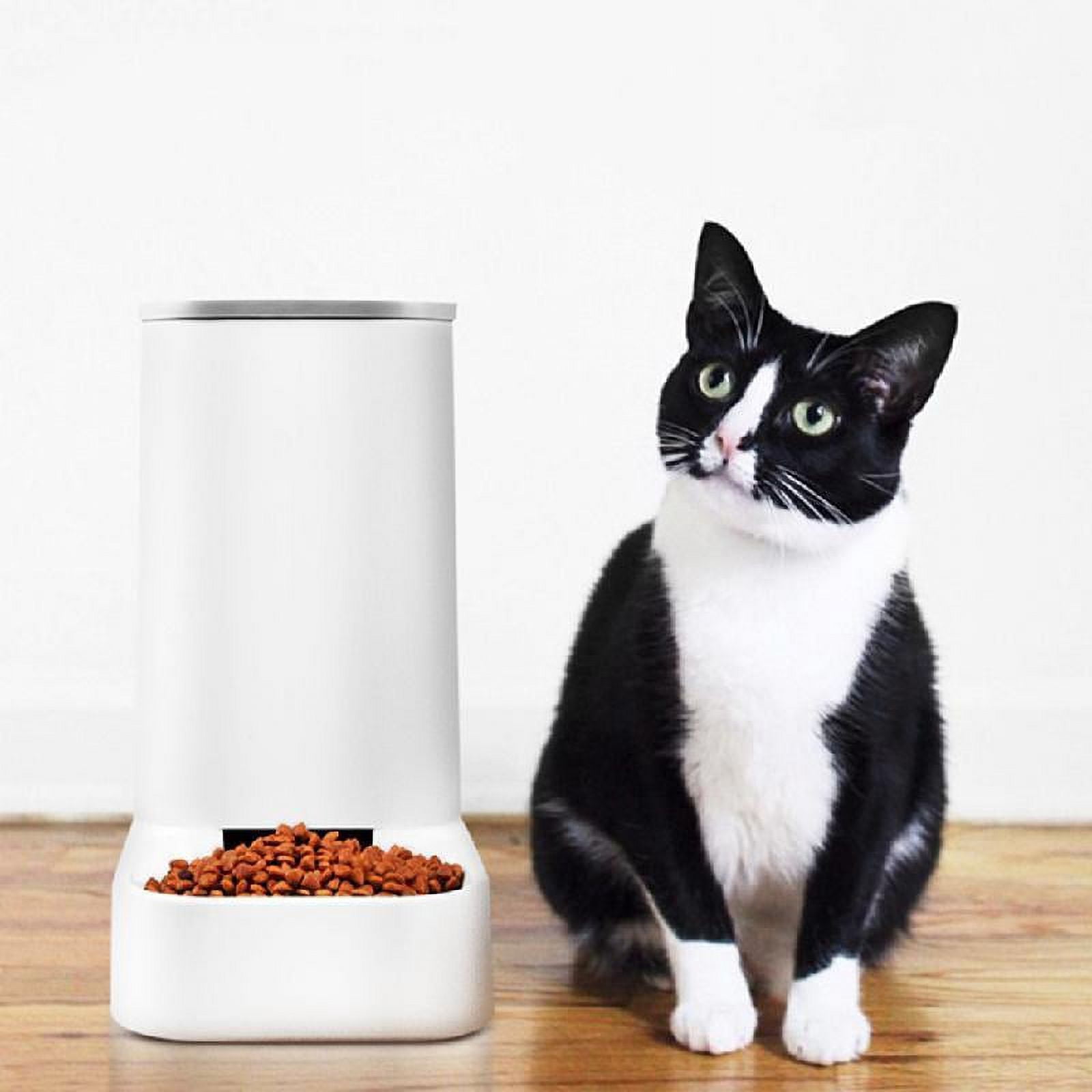 MANNYA Automatic for Cat Feeder Kibble Dispenser Large Capacity for Small Medium Large Dog Pets Puppy Kitten Easy to Use