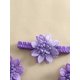 thumbnail image 5 of Conjunto de verano para bebé niña, pelele de malla con bordado floral y diadema con lazo, 2 piezas., 5 of 9