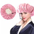 thumbnail image 3 of Sleeping Head Cover Adjustable 3PCS Unisex Shower Cap Hair Loss Hat Sleep Hat, 3 of 10