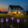 thumbnail image 4 of Clearance! 4pc Flame Solar Light 12 LED Outdoor torch Light with Realistic Dancing Flame Effect Suitable for Garden Yard and Decoration and Lighting Garden Lamps,Red, 4 of 9
