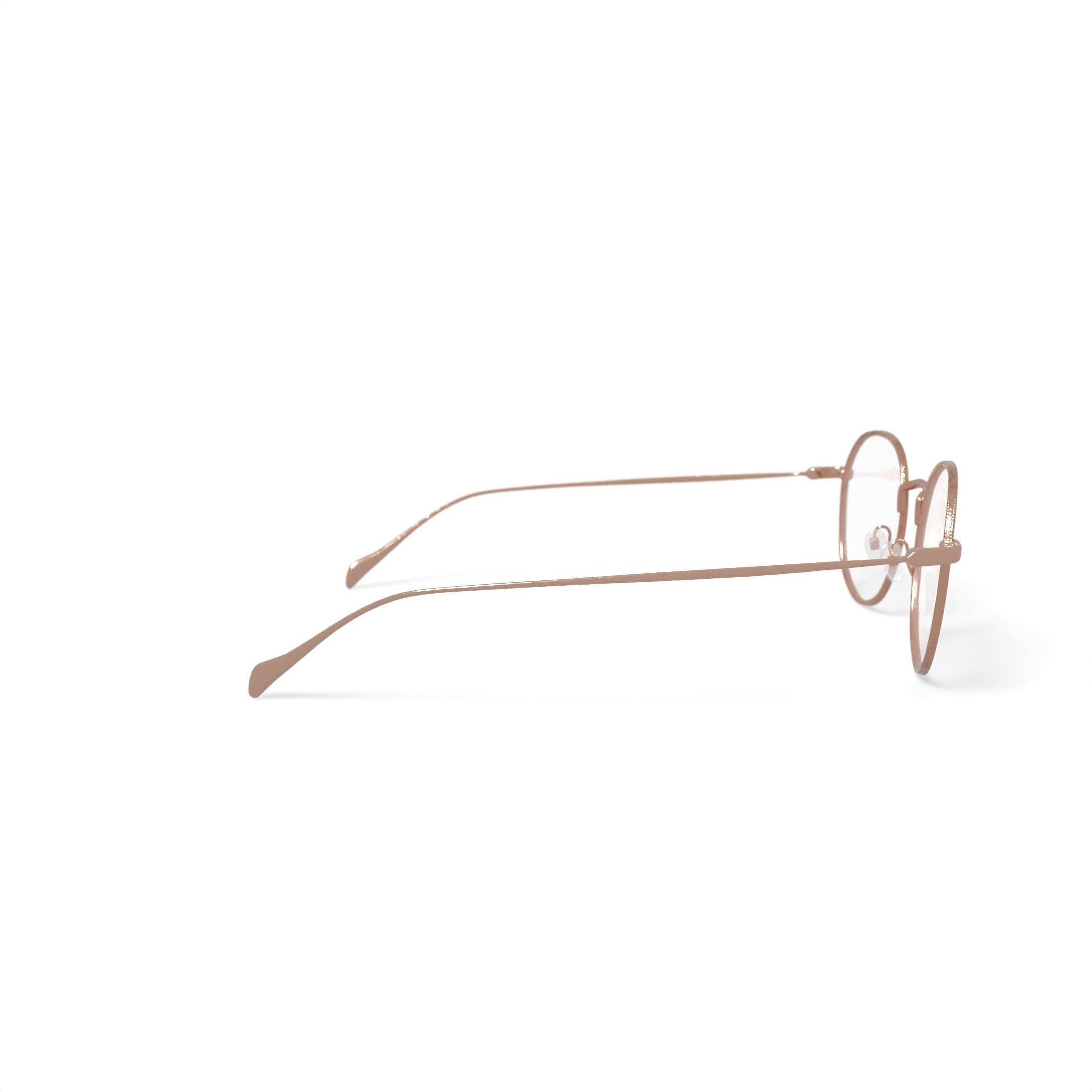 Laura Ashley Women's Briana Round Prescription Eyeglasses with Case, Gold