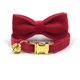 thumbnail image 1 of collier Pour Chat En Cuir, Rouge Mignon 2 Sets Collier De Scurit Avec Lastique, Collier Pour Chaton Avec Clochette, 1 of 5