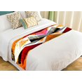 thumbnail image 1 of Camino de Cama ABPHQTO Cuadrados Triángulos Trazos de Pintura Salpicaduras Ropa de Cama 50x241 cm, 1 of 1