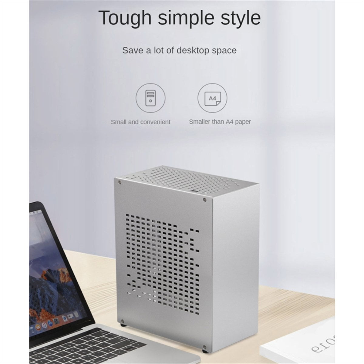 A07 Mini ITX Computer Case Chassis HTPC Host Case USB3.0 ITX Enclosure Personal Computer Chassis Desktop Box Black