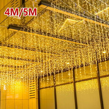Snowflake String Lights, 33 ft LED String Lights with 2 Modes, Battery ...