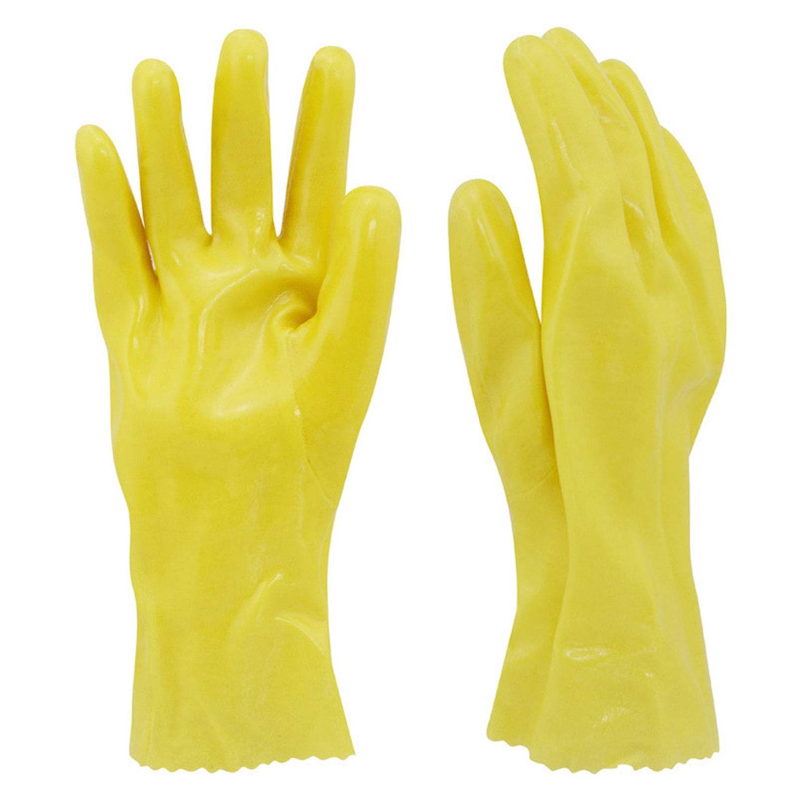Free Size PVC Protective Gloves for Men Women Safety Hand Work Gloves