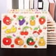 thumbnail image 4 of Juguetes de piscina, juguetes para bebés y niños pequeños: tablero de rompecabezas de madera con piezas fáciles de agarrar, juego de emparejar formas de frutas y juguete educativo., 4 of 6