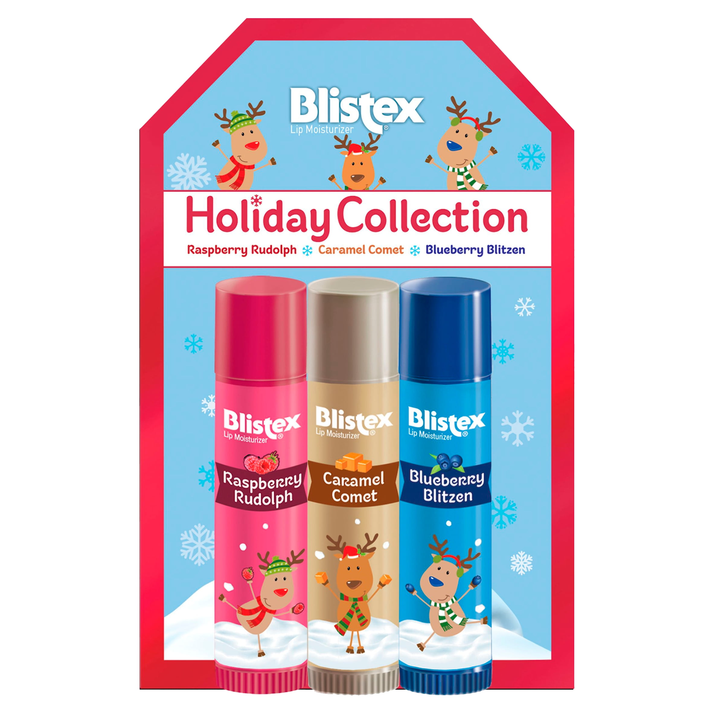 Blistex Holiday Collection Lip Moisturizer, 3 count