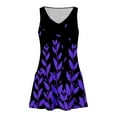 thumbnail image 4 of Ovzne Robes Grande Taille pour Femmes Rondes Robe pour Femme Décontractée avec Poches Robe d'Été Boho de Plage T-Shirts Robe Col en V Ample Robes Débardeurs Grande Taille Robe Maxi Imprimée Liquidation, 4 of 7
