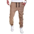 thumbnail image 2 of Mens Khaki Pants Hip Hop Harem Joggers Pant Male Trousers Casual Men Solid Sweatpants, 2 of 6