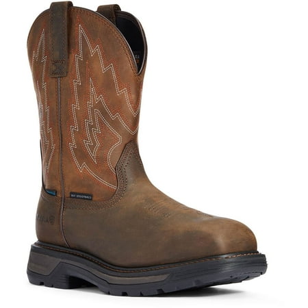 10033993 Ariat Men's Big Rig Waterproof Safety Boots - Dark...