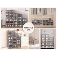 thumbnail image 6 of X-Large Shoe Storage Boxes Organizers Clear Plastic Stackable 12 Pack, Shoe Rack & Holder Substitute, Sneaker Containers, Toy Storage Organizer Bins for Closet, Entryway, Toy & Clothing Storage, 6 of 8