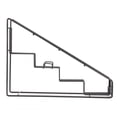thumbnail image 3 of Compartment Wire Bottle Holder, Staircase Shape Rust Resistance Spice Shelf Space Saving Stainless Steel Easy To Clean  for Living Room, 3 of 7