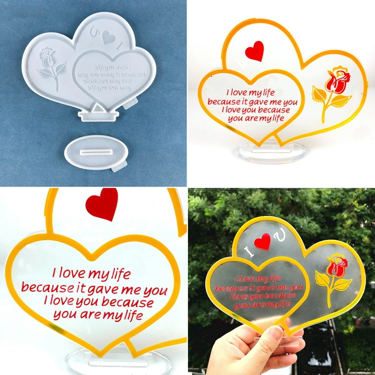 China Factory DIY Heart Shape Food Grade Silicone Molds, Fondant Molds,  Chocolate, Candy, Biscuits, UV Resin & Epoxy Resin Craft Making,  Valentine´s Day Theme 185x124x20mm in bulk online 