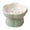 Green, variant on Green Green Raised Ceramic Slow Feeder Bowl For Small Dogs And Cats Anti Choking Neck Protection