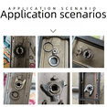 thumbnail image 2 of Accesorios de resorte para cerradura de puerta Puerta de seguridad Daquan Puerta de madera Cerradura para puerta de inodoro Cerradura para dormitorio Manija Cilindro de cerradura Anillo de retención, 2 of 5
