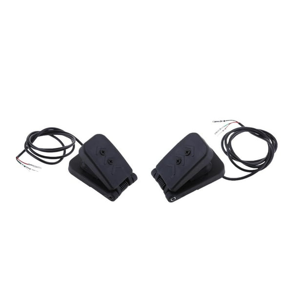 Control Pie Del Pedal para golf Del Scooter Eléctrico De Pie Plástico Negro Yotijar Acelerador del acelerador de pie