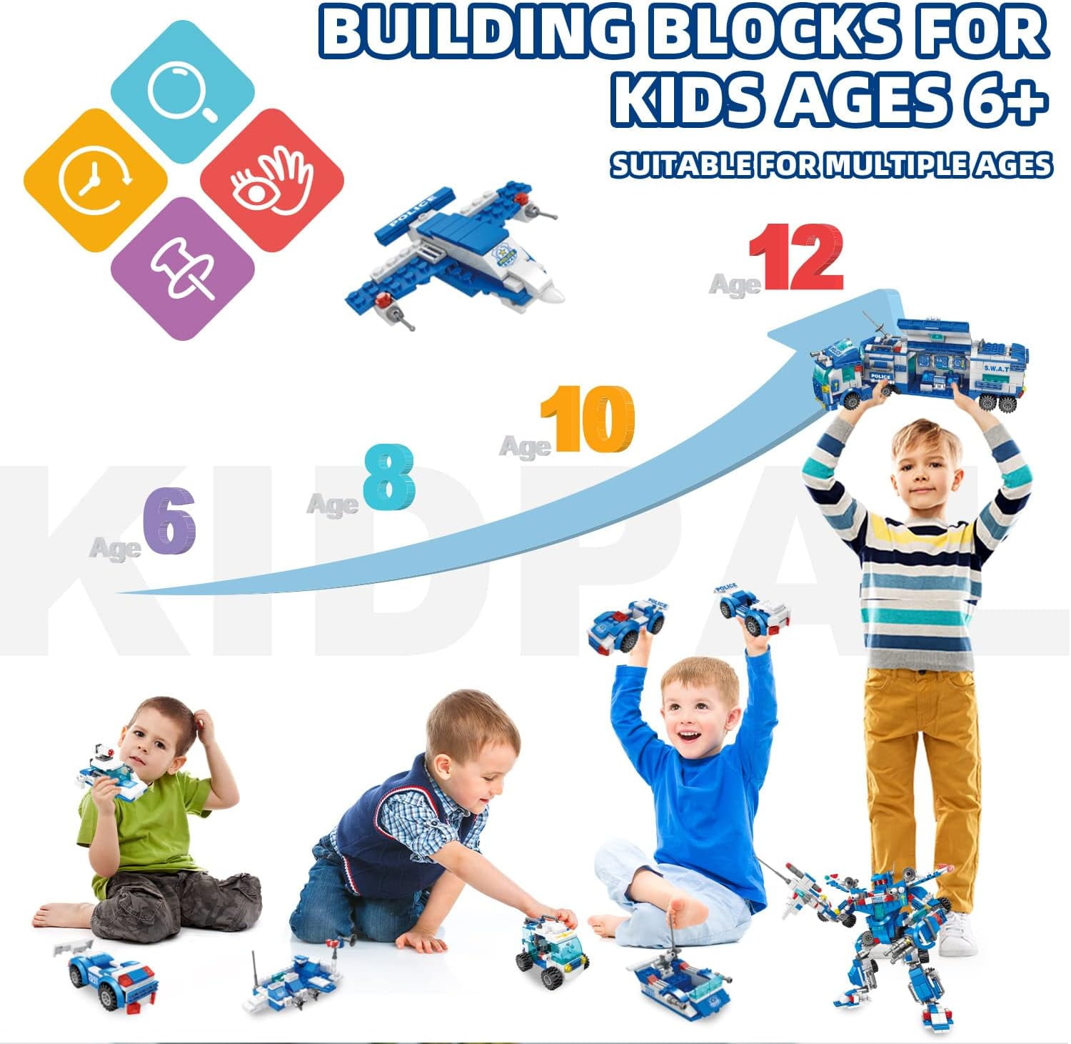 It Takes Two Building Toys Action Figure May Cody Block Building Set Toys  630pcs