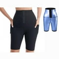 thumbnail image 1 of Compression Leggings for Women, High Waist Weight Loss Sauna Pants Workout Body Shaper for Women Tummy Control Sauna Hot Pants, Black, 1 of 6