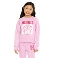thumbnail image 6 of Minnie Mouse Toddler & Big Girls Active Graphic Sweatshirt with Long Sleeves, Sizes 12M-12, 6 of 8