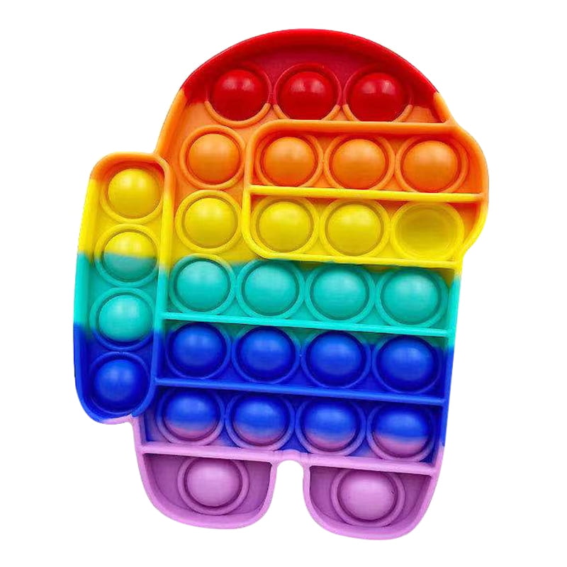 Among Us Rainbow Pop It Affordable Fidget Toy for Zambia Ubuy