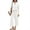 White, variant on Women Long Sleeved 2 Piece Outfits Sweatsuit V-neck Casual Knit Tops & Pants