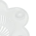 thumbnail image 4 of Colador de fregadero de cocina Uxcell de silicona flexible, atrapador de cabello blanco, paquete de 6, 4 of 6