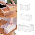 thumbnail image 2 of Osdhezcn Clear Bread Storage Box with Lid Container Dispenser Bin Household Accessory, 2 of 19